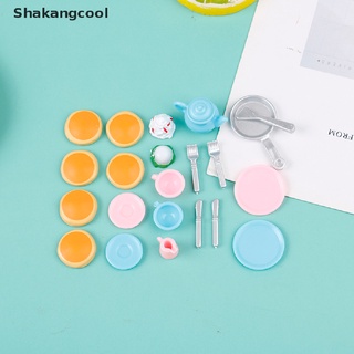 [skc] juego de 23 piezas de casa de muñecas miniatura supermercado mini bocadillos de comida modelo de magdalenas decorar: shakangcool