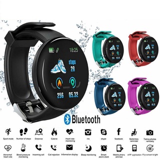 🙌 reloj inteligente d18 impermeable redondo con rastreador de ejercicio/smartwatch con bluetooth para hombre P28K