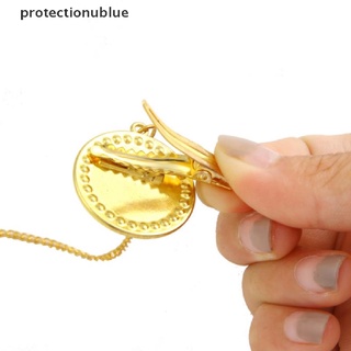 prmx luxury gold initial letter a bling baby chupete con clip de cadena recién nacido chupete azul