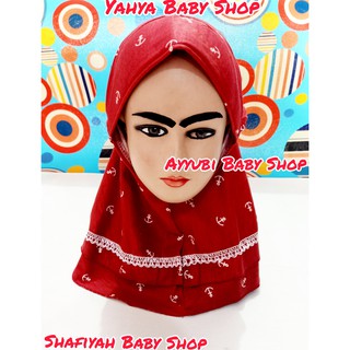 Velo de bebé/Instant Baby Motif piratas/hiyab patrón bebé niñas 0-3 años -Ayyubi