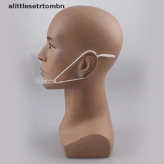 Ombn máscara transparente reutilizable antiniebla escudo cubierta de plástico antisaliva boca escudo BR