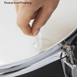 ffmx 12pcs transparente snare tambor silenciador de tambor amortiguador de gel almohadillas snare tambor silenciador gloria (1)