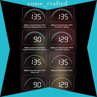[come_crafted] Car-Styling Hud Head Up Display Windshield Car Projector Alarm System (8)