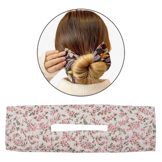 pequeño poliéster bun maker rizador/soporte de pelo rollo bollo pelo giro herramienta de trenzado accesorios de peinado para las mujeres señora