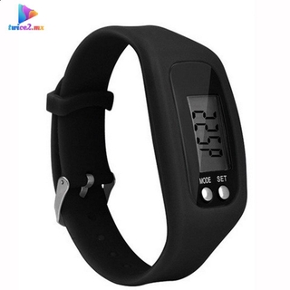 Reloj deportivo pulsera Digital LCD podómetro Run Step calorías contador pulsera