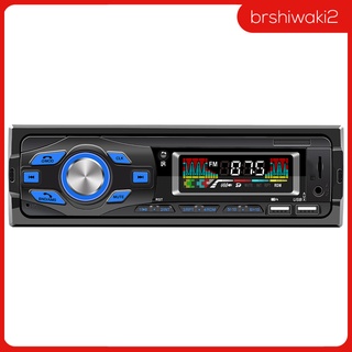 [brshiwaki2] reproductor mp3 coche estéreo unidad de cabeza 1 din lcd asistente de voz radio fm para coches (9)