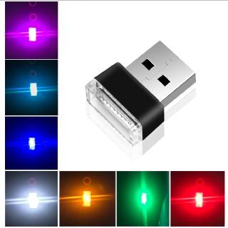 7 Colors Mini LED Car Light Auto Interior USB Atmosphere Decor Lamp Super Mini