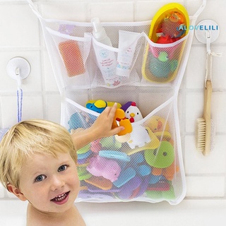 alovelili bebé bañera juguete malla bolsa de almacenamiento de succión baño cosas ordenadas organizador red