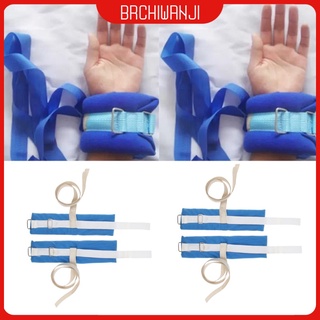 [Chiwanji] 2 pares de soporte de extremidades correa de sujeción restringe la mano de ancianos sin dañar