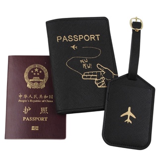 augetyi8bo 4pcs portátil cubierta de pasaporte con etiquetas de equipaje titular caso organizador tarjeta de identificación protector de viaje organizador (3)