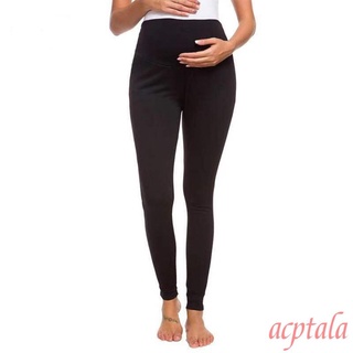 La-Solid Color Leggings de maternidad, mujer Casual elástico salón pantalones (negro, gris claro, gris oscuro)