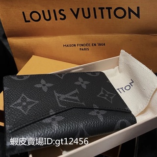 Louis Vuitton Louis Vuitton LV M61696/M60502 hombres y mujeres titular de la tarjeta corto Clip monedero monedero