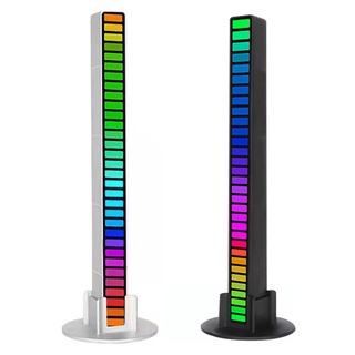 Colorido coche música LED luz Control de voz ritmo lámpara de escritorio luces decorativas