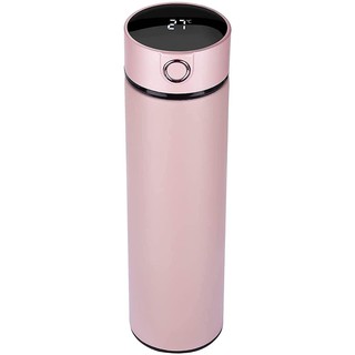 Termo Inteligente Térmico, 500 ml Color Rosa con Pantalla LED Táctil que muestra la temperatura (1)