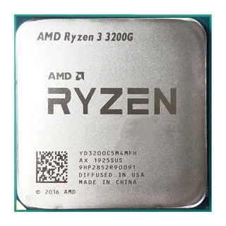 AMD Ryzen 3 3200G R3 3200G 3.6 GHz Quad-Core Quad-Thread 65W CPU Processor L3=4M YD3200C5M4MFH Socket AM4