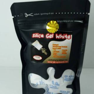 Gel de sílice blanco Gel de sílice blanco contenido 25 sobres para zapatos cartera bolsa ropa Chamarra accesorios