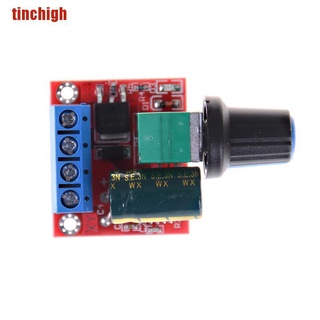 [Tinchigh] Mini Motor Dc Pwm Controlador De Velocidad 5A 4.5V-35V Interruptor De Control Led Dimmer [Tiin]