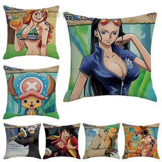 Shenyangwolf Anime Luffy One Piece Wanted - funda de almohada impresa para casa, Hotel, decoración