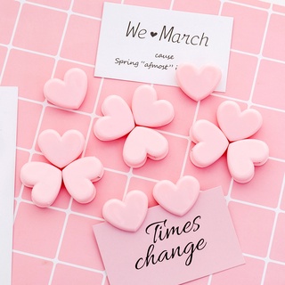 10 pzs Clip de papel rosa en forma de corazón/amor/decoración/Clip de fotos/papelería para estudiantes