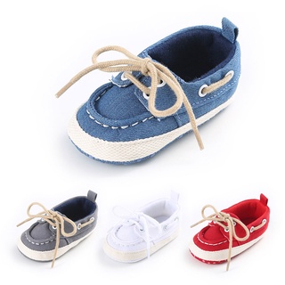 0-18m zapatos de bebé niños niñas recién nacido suela suave lona cuna suave zapatos zapatillas