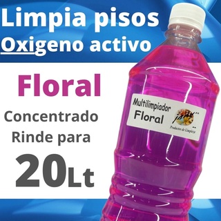 Limpia pisos liquido OXY Floral Concentrado P/20 Lts PLim07
