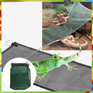 {ex} stock malla diseño reptil hamaca pequeña mascota reptil dormir cama fácil de limpiar para leopardo gecko