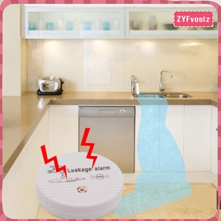 Con pilas de agua alarma de fuga de agua Sensor de fugas Detector de fregadero de cocina bañera desbordamiento alarma seguridad del agua del hogar