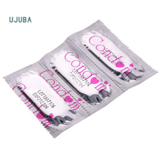 Ujuba 10 unids/Set Ultra delgado lubricado látex preservativos adulto sexo suministros producto de salud
