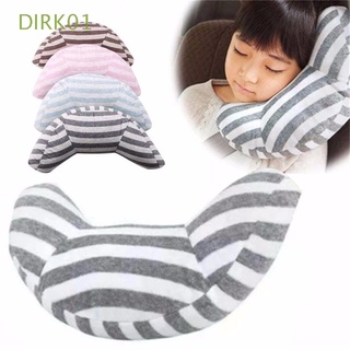 DIRK01 Children Car Seat Headrest Pad Travel Soft Sleep Pillow Shoulder Support Auto Protective Pillow Seat Belt Shoulder Pad Car Neck Pillow Harness Protector Nap Pillow High Quality Cushion Cotton/Multicolor