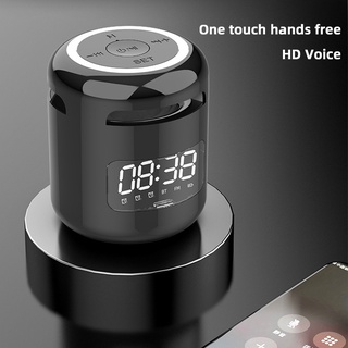 Altavoz inalámbrico inteligente Bluetooth Mini teléfono móvil despertador tarjeta ordenador subwoofer al aire libre pequeño regalo de audio