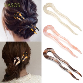 vasos mujeres niñas pelo palos elegante clip pelo pin moda leopardo acetato retro accesorios para el cabello (1)