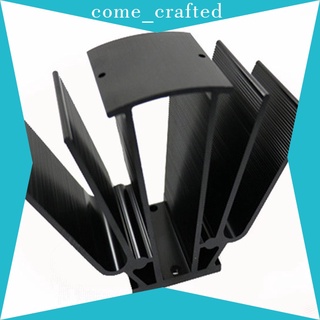 [come_crafted] 4 Blades Heat Powered Wood Stove Fan for Log Wood Burner Fireplace Fan Black