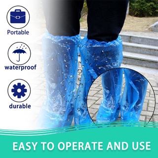 # Yn funda De zapatos desechables De Plástico Azul Para lluvia y Botas X510
