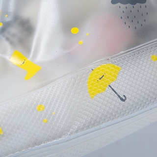 [yuj] antideslizante impermeable reutilizable zapatos cubre lluvia cubierta protectora para zapatos (8)