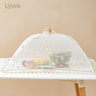 UJIAN Foldable Food Protector Household Fruit Cover Food Cover Meal Cover Outdoor Washable Anti Flies Anti Mosquito Cookout Kitchen Helper