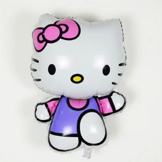 1 pza globos de papel de aluminio para decoración de fiesta de Hello Kitty/artículos de decoración de fiesta de cumpleaños