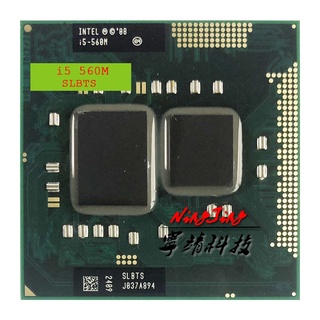intel core i5-560m i5 560m slbts 2.6 ghz dual-core quad-thread cpu procesador 3w 35w socket g1/rpga988a