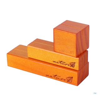 stat madera natural bloque clips de papel foto imagen titular de la tarjeta abrazadera soporte decoración de mesa