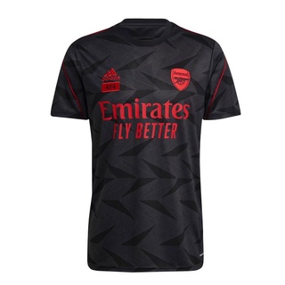 Alta calidad~21-22 Arsenal 424 fútbol entrenamiento manga corta negro jersey deportes camiseta hombres S-2XL