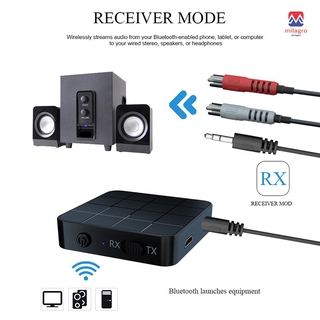 Adaptador receptor de Audio bluetooth AUX estéreo para coche/Laptop (4)