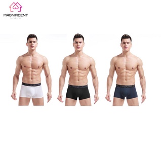0928~ transpirable elástico hombres calzoncillos puro natural nylon breve boxer ropa interior