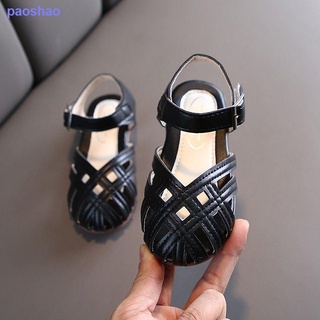 sandalias de las niñas 2020 verano nuevo baotou hueco princesa zapatos arco fondo suave niña antideslizante zapatos de playa (6)
