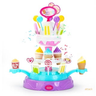 ataque de los niños helado juguete de la casa de juguete postres juego de rol tienda de cumpleaños fiesta de regalo juguetes para niñas niños pequeños