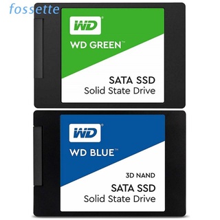 Foss WD Green Blue disco duro interno SSD hasta 560 MB/s SATA 6.0 GB/s 2.5" 1TB