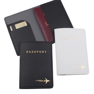 GOO - funda de piel sintética para pasaporte, multifuncional, para viajes, tarjeta de crédito (6)