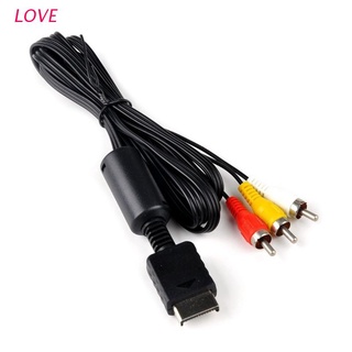 LOVE For PS2 PS3 SYST TV Games Componente Audio Video AV Cable A RCA