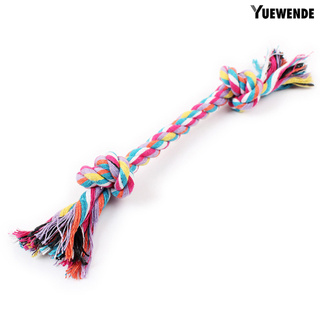 Y.E Dog Chew Knot Sturdy Interactive Portable Braided Bone Rope Pet Molar Toy for Home (7)