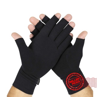 1 pair Magnetic Anti Arthritis Health Compression Therapy Rheumatoid Pain Sport Rest Gloves L3V4