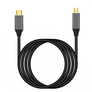 [Mobmotor] Cable USBC a mini displayport Cable USB tipo C Thunderbolt 3 a mini DP Cable 4k prácticos cables portátiles