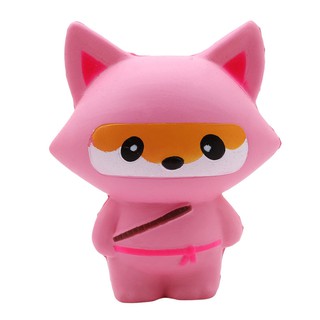 Squeeze Toy Jumbo Kawaii Squishy Panda Fox pan suave Slow Rising alivio del estrés juguetes dulces dibujos animados aliviar el estrés (4)